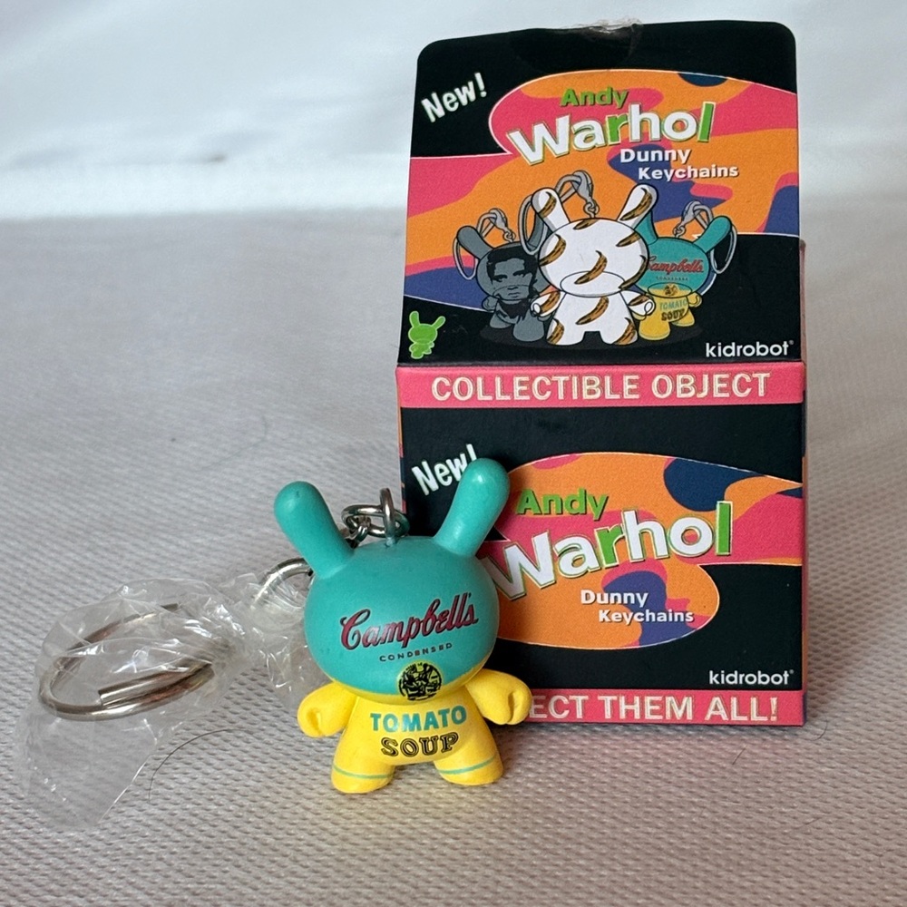 Andy Warhol Dunny Keychain “Soup”
